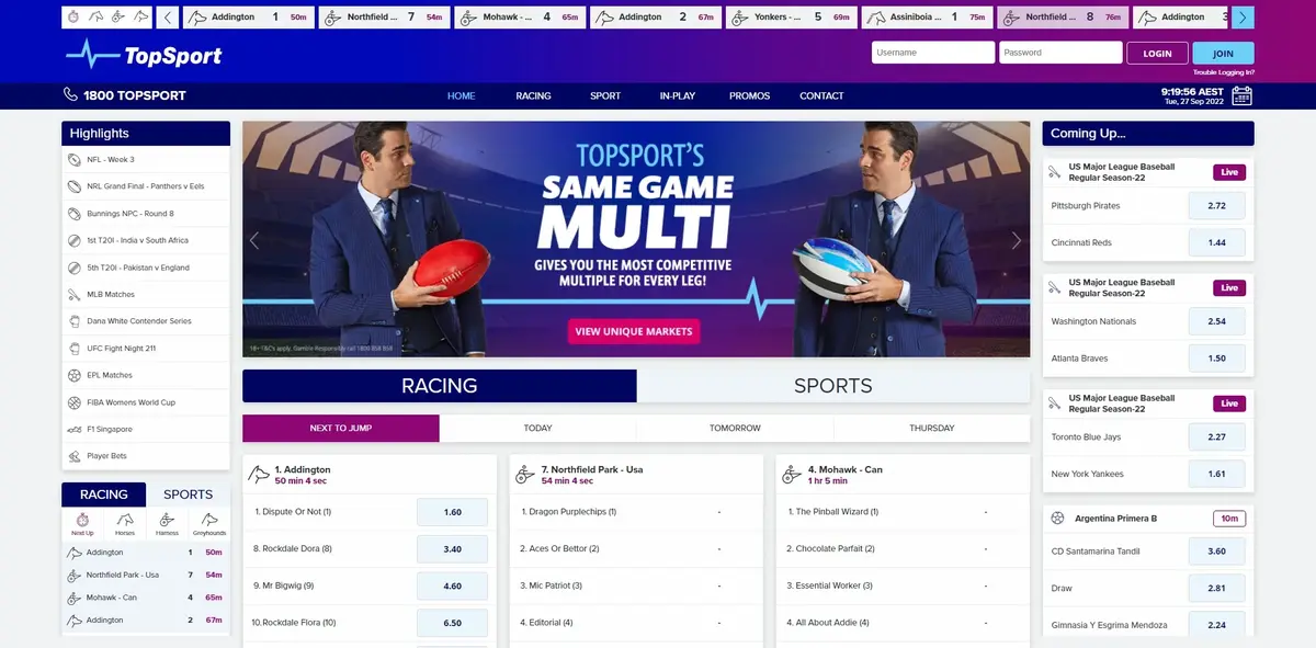 TopSport screenshot